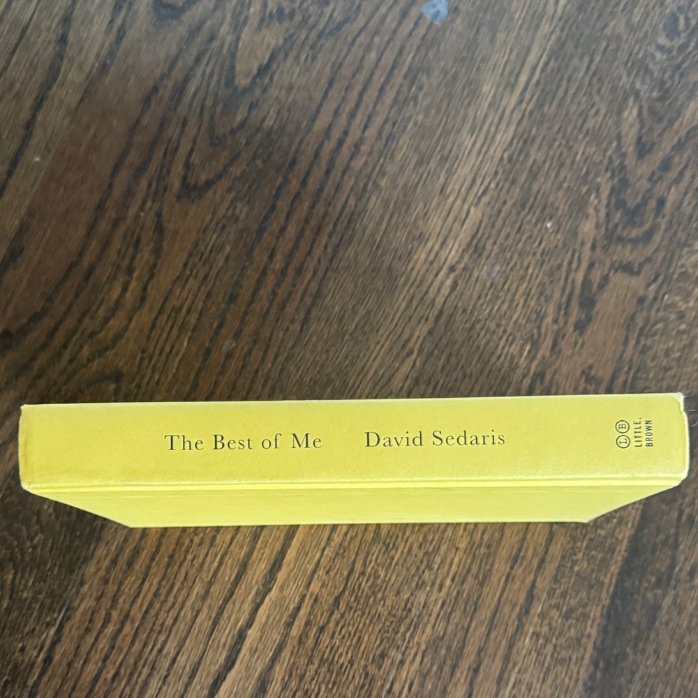 The Best of Me by David Sedaris - Yellow Hardcover